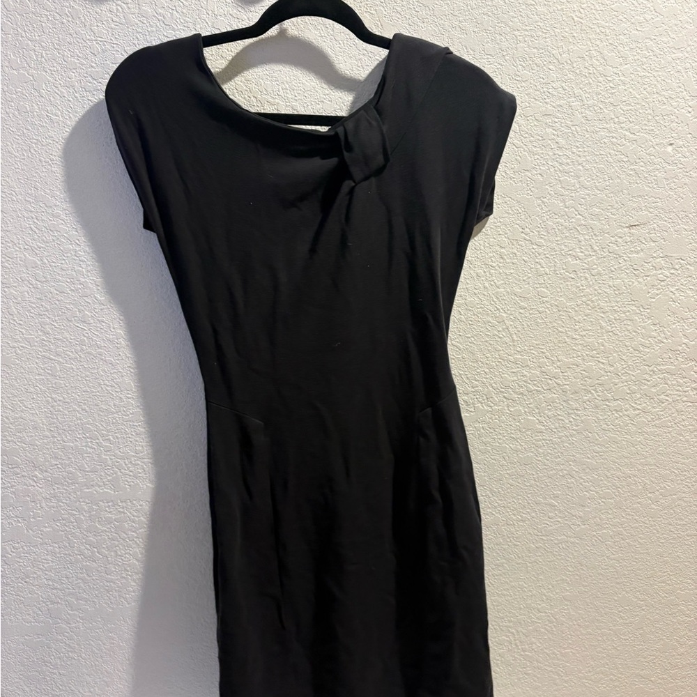 Banana Republic One Shoulder Black Dress